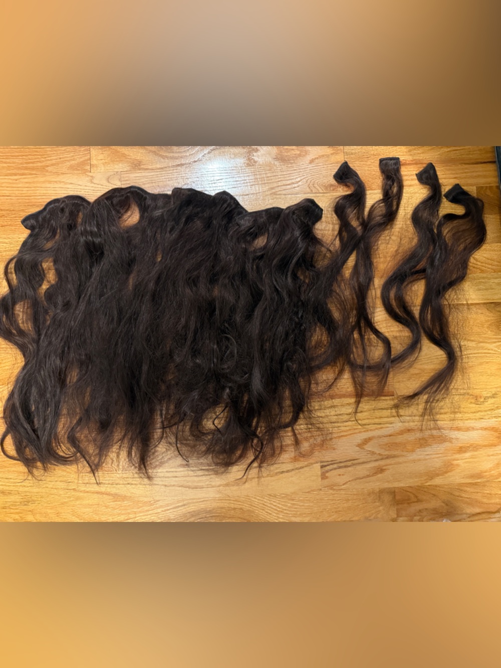 BELLAMI Wavy Dark Brown Hair- Clip Extensions